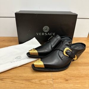 Versace mule with gold hardware size 7.5